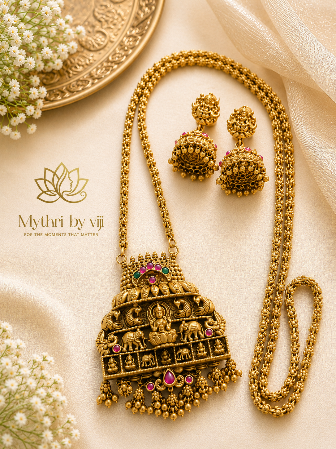 Aarohi Temple Necklace