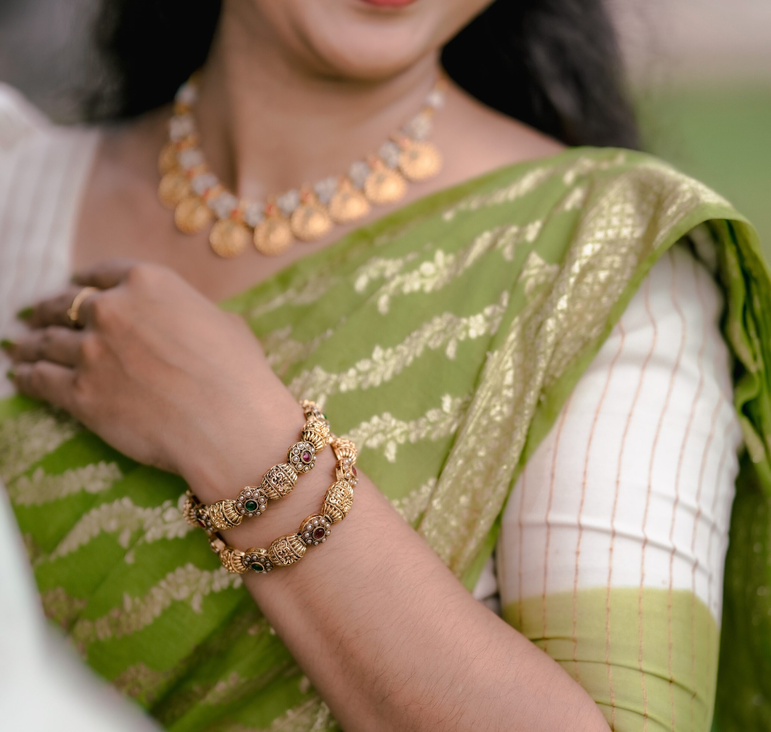 Swathy Antique Kada (For Single Piece) - Image 2