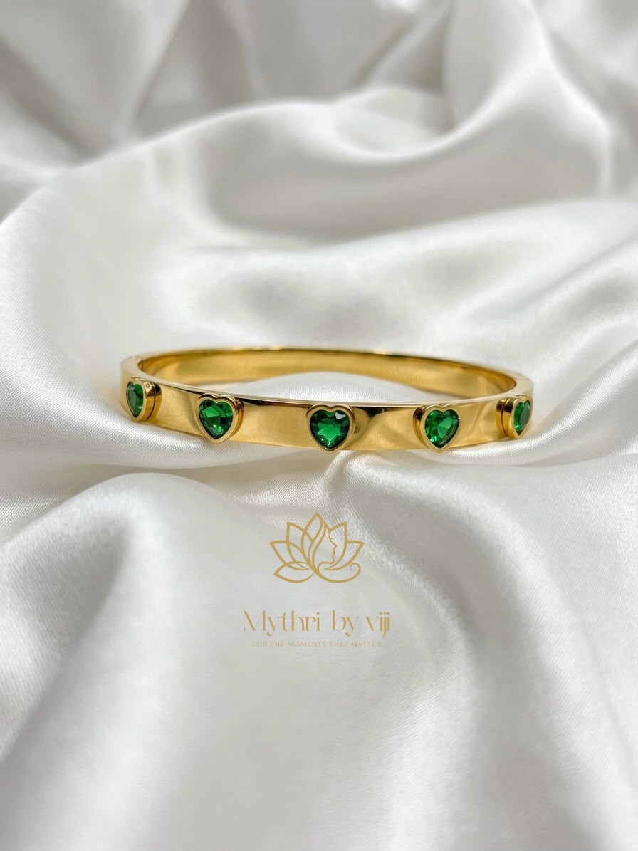 Emerald Love Bangle