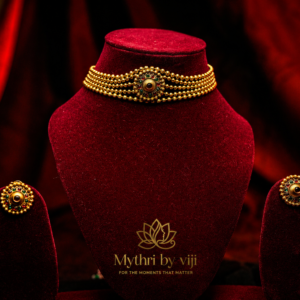 Golden Ball Layer Choker Set