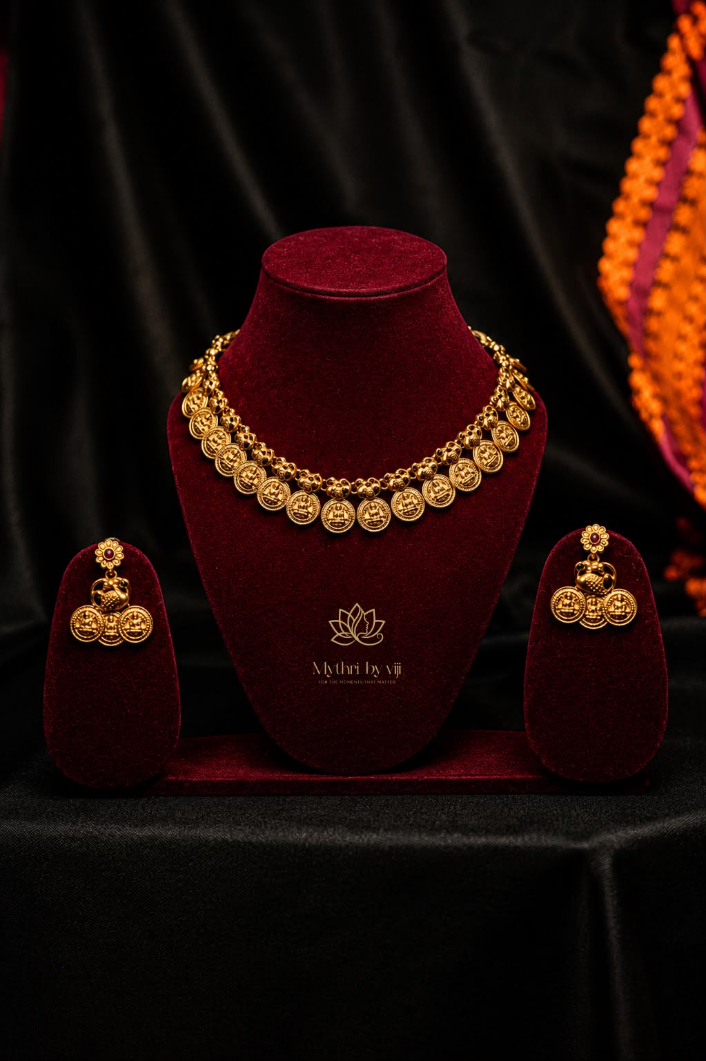Lakshmi Coin Necklace - Image 3
