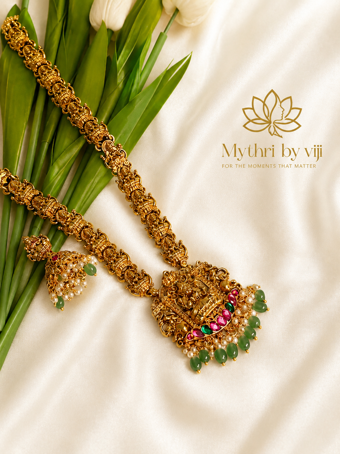 Vaidehi Temple Necklace