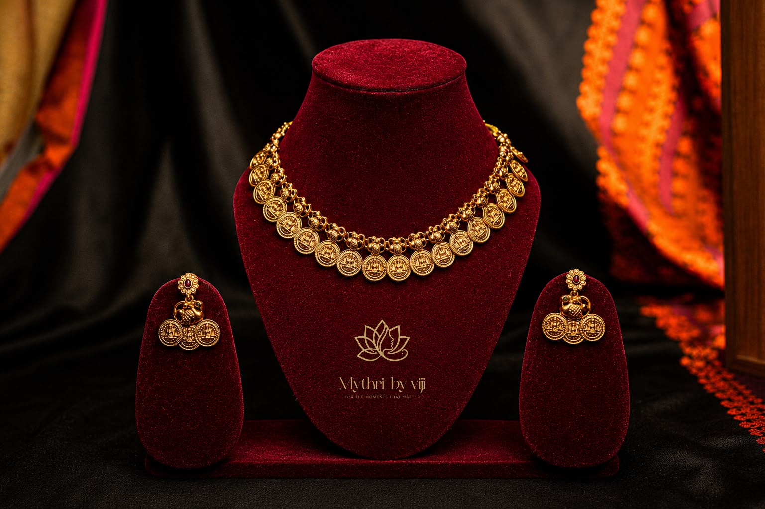 Lakshmi Coin Necklace