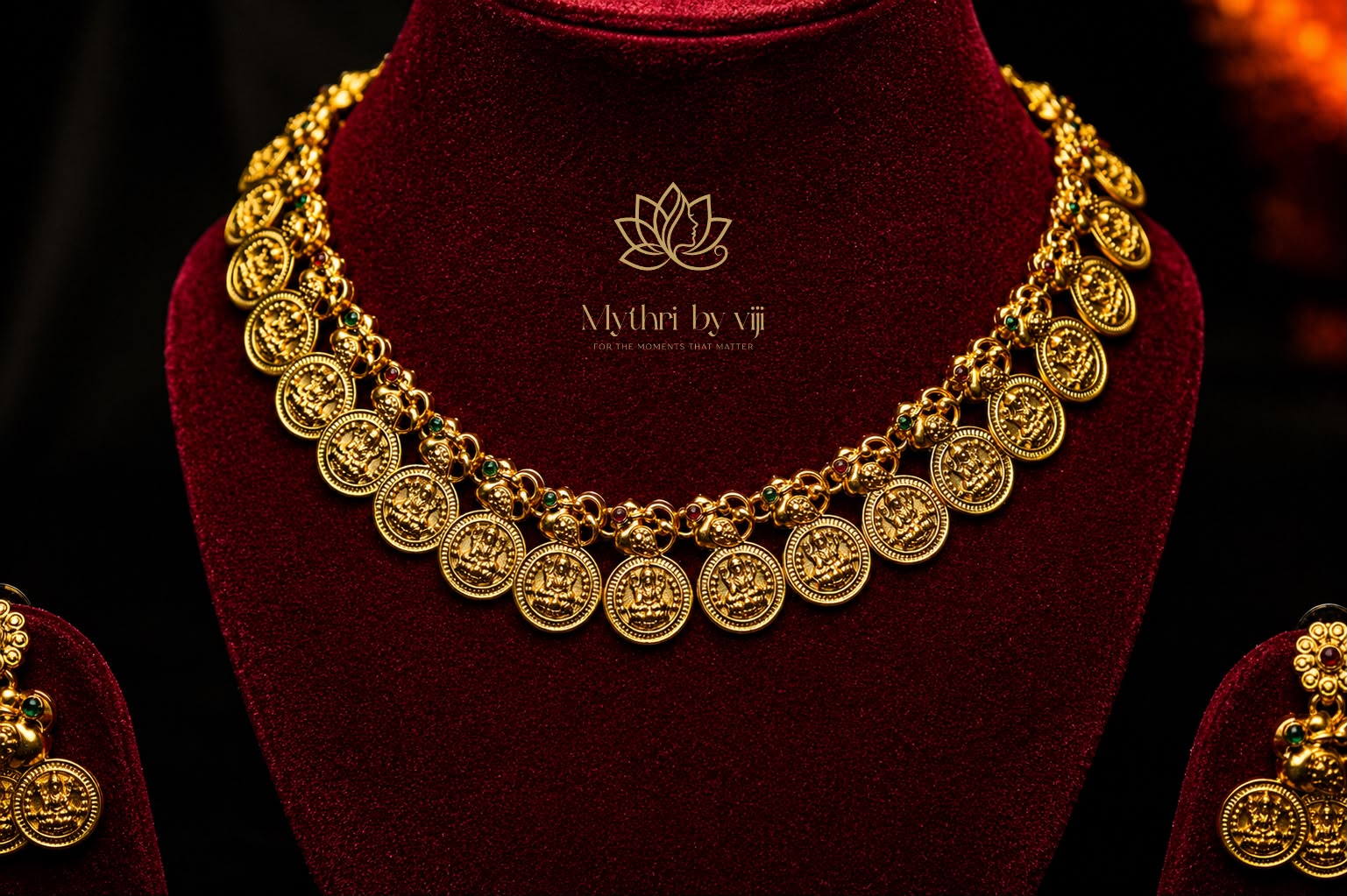 Lakshmi Coin Necklace - Image 6