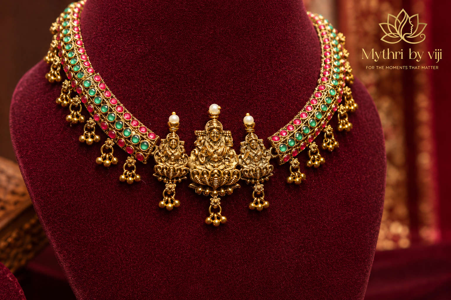Shriya Lakshmi Necklace - Image 3