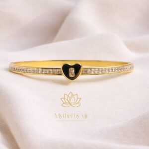 Aurelia Heart Bangle - Regular Size