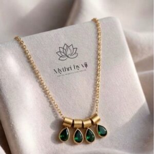 Emerald Luxe Drop Chain