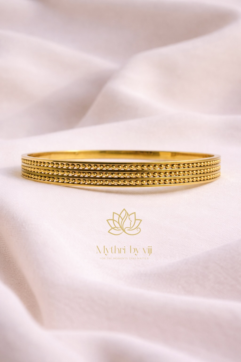 Mira Beaded Bangle - Regular Size