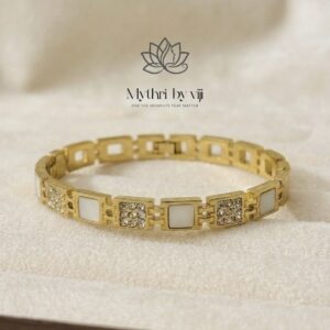 Miya Geometric Bangle - Baby Size
