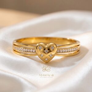 Royal Heart Bangle - Baby Size