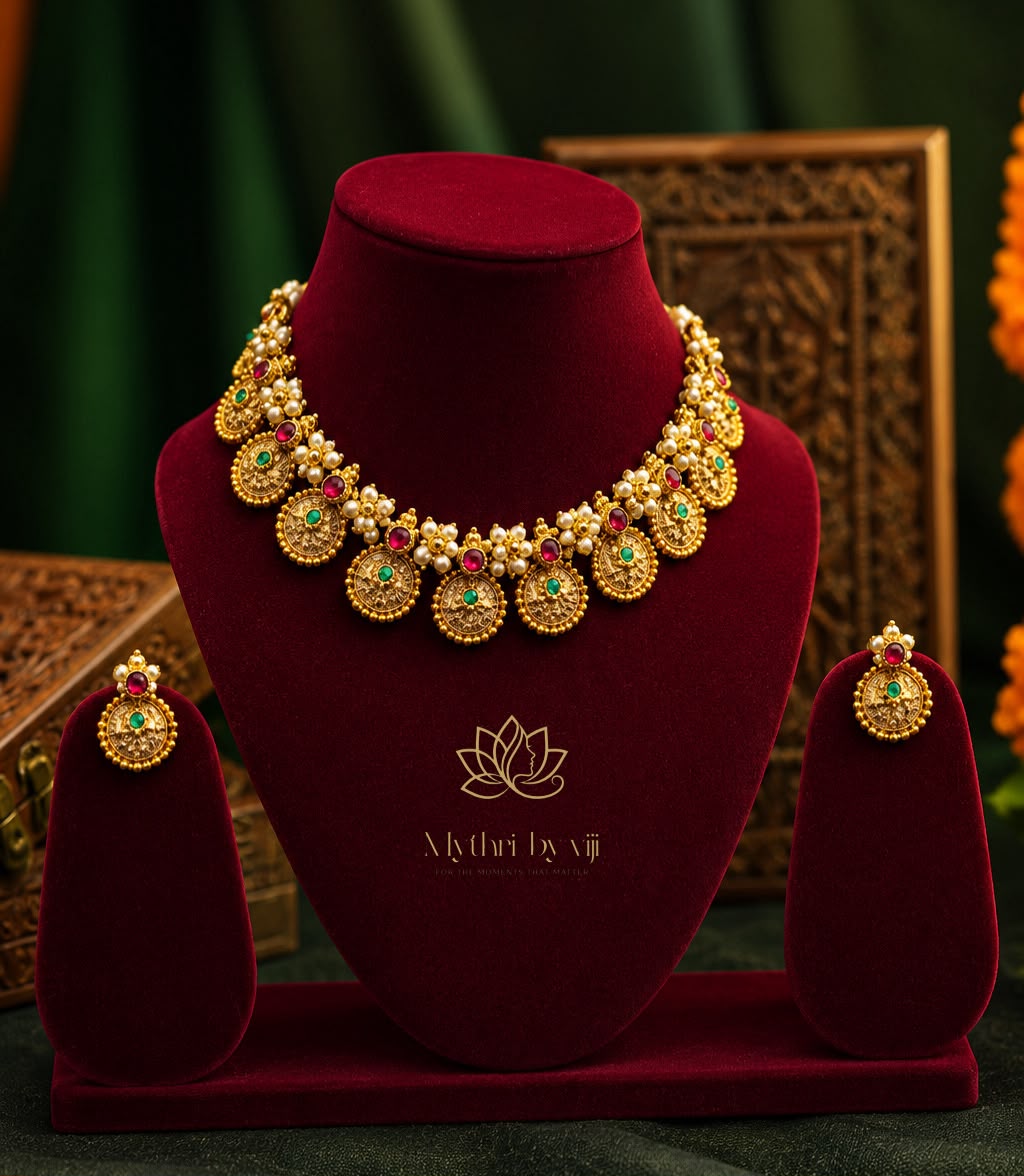 Pearl Coin necklace