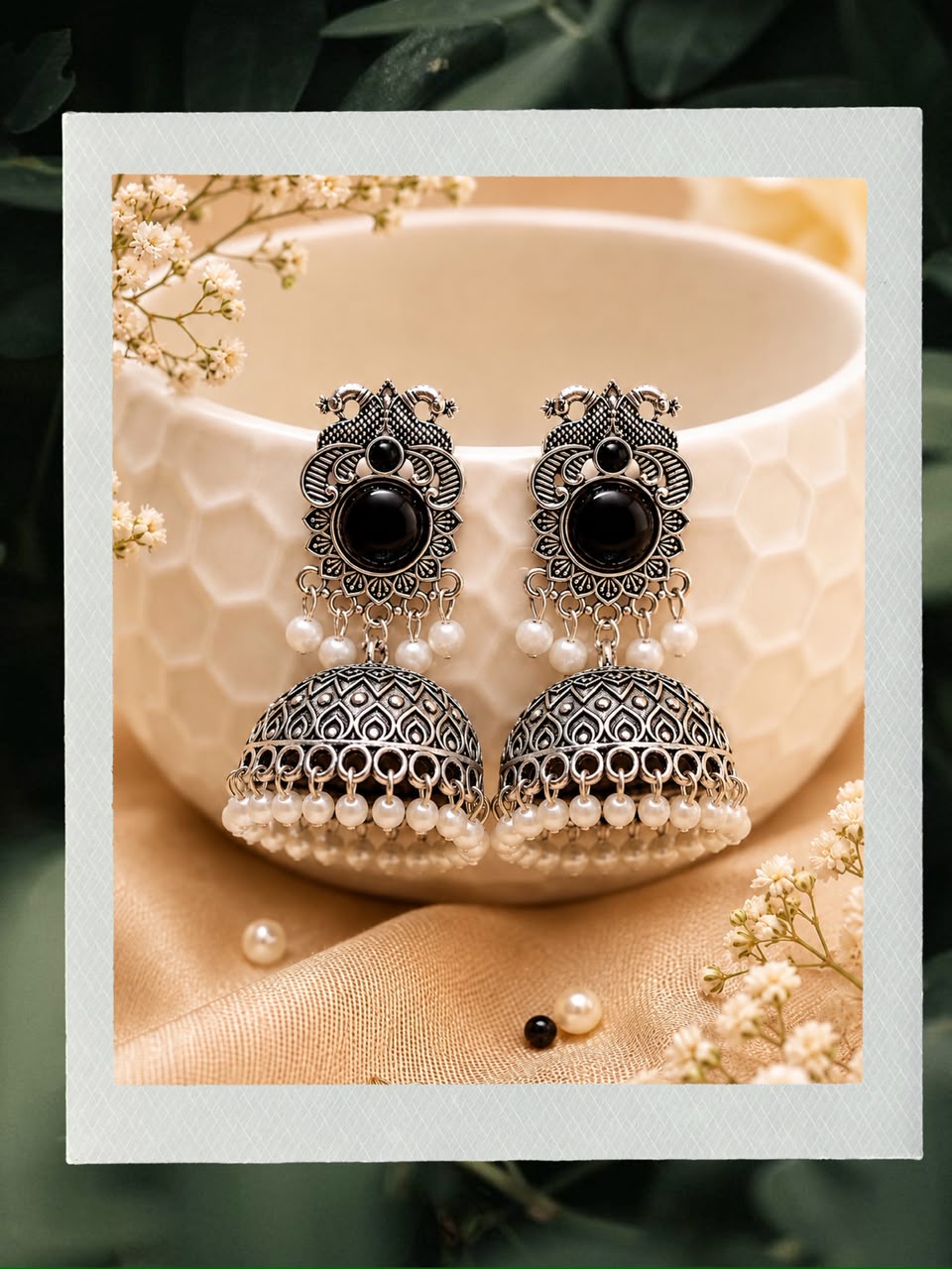 Gayathri Oxidized Jhumka