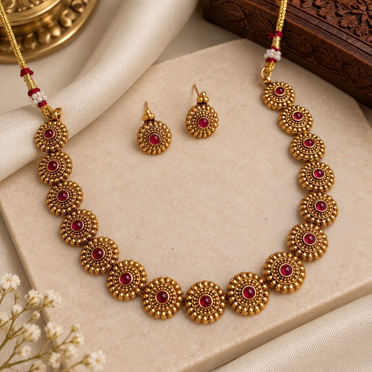 Nihaara Kumud Necklace set