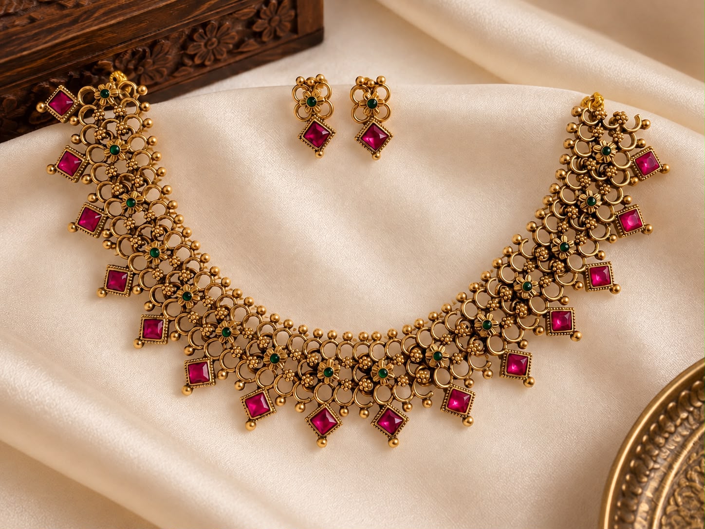 Rashmika Antique Necklace - Image 2