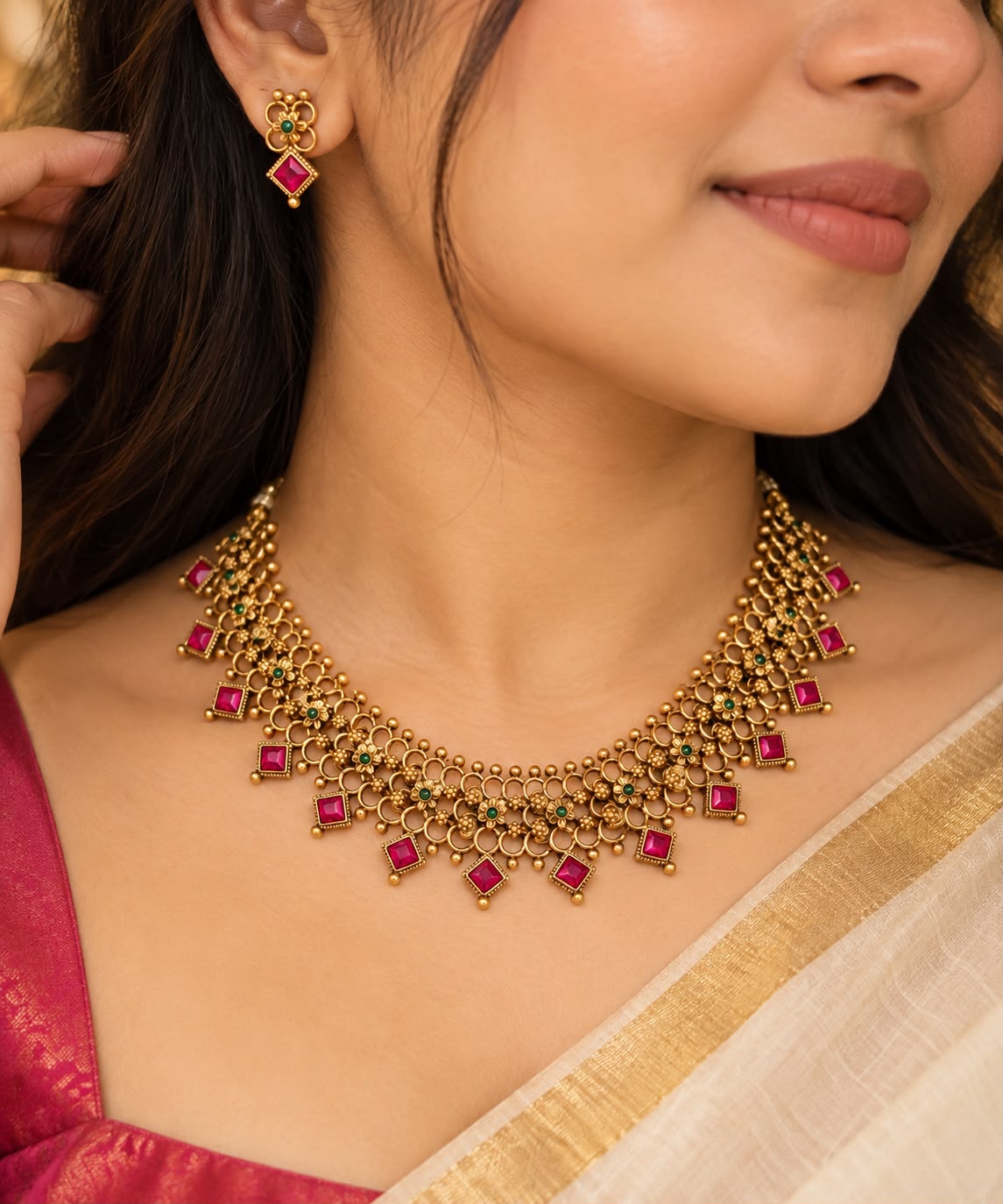 Rashmika Antique Necklace