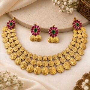 Rajamudra Kasu Mala Set