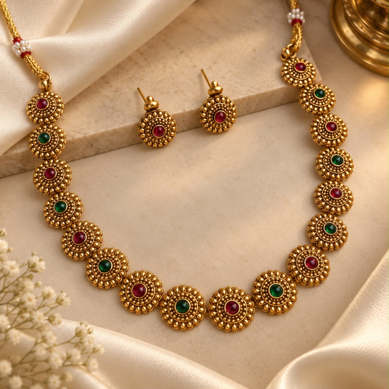 Nihaara Kumud Necklace set - Image 2