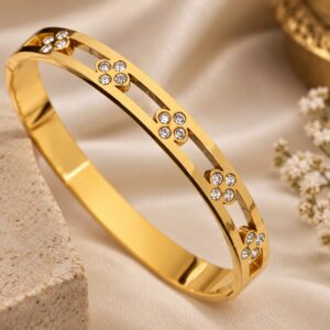 Kiara Crystal Bangle - Regular Size