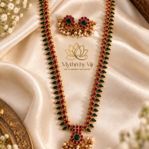 Vasudha Palakka Necklace