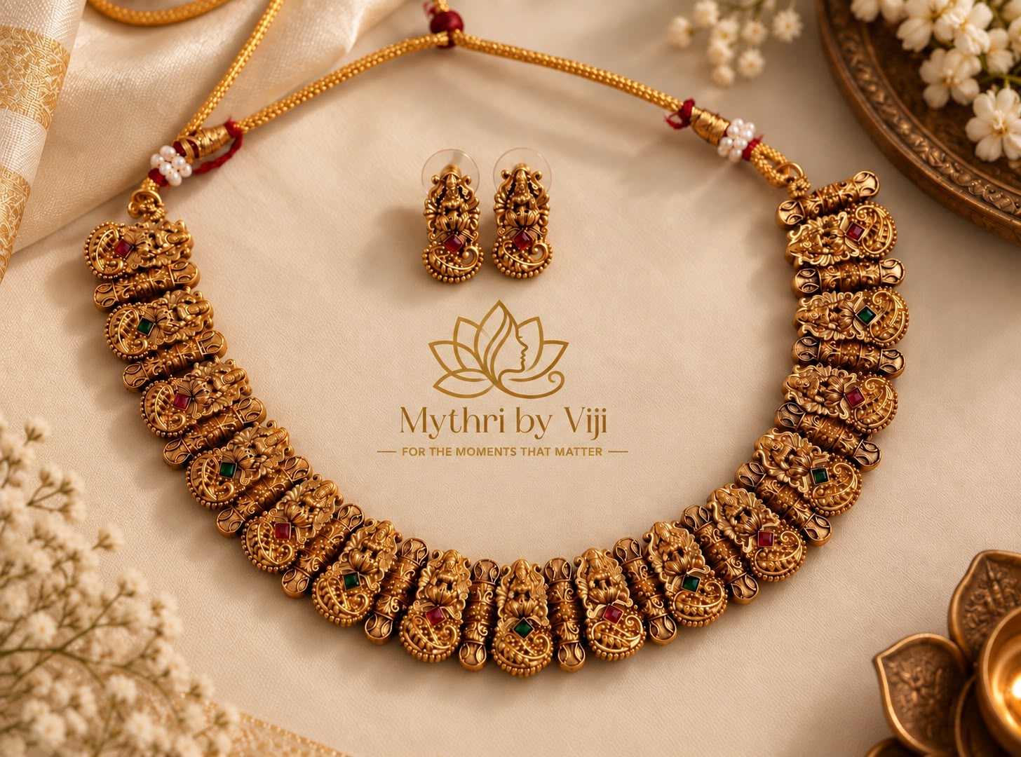Devika Temple Necklace