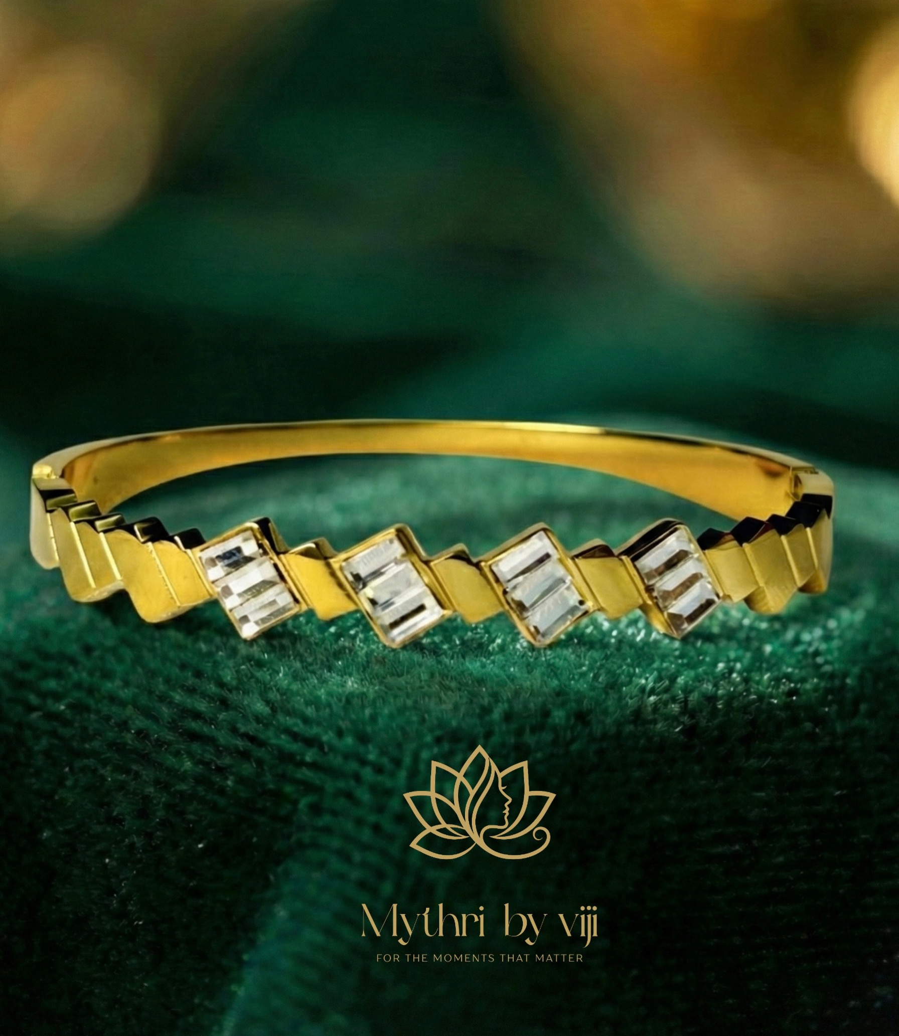 Zara Crystal Bangle - Baby Size