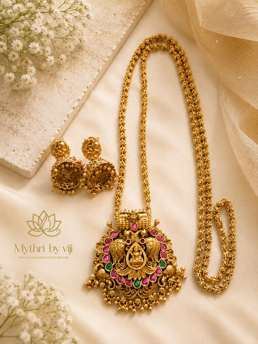 Suvarna Vaibhavam Necklace set
